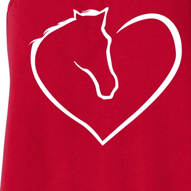 Horse Heart Logo Women's Racerback Tank