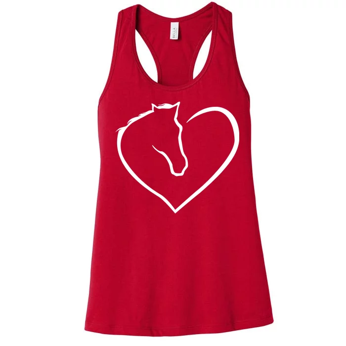 Horse Heart Logo Women's Racerback Tank