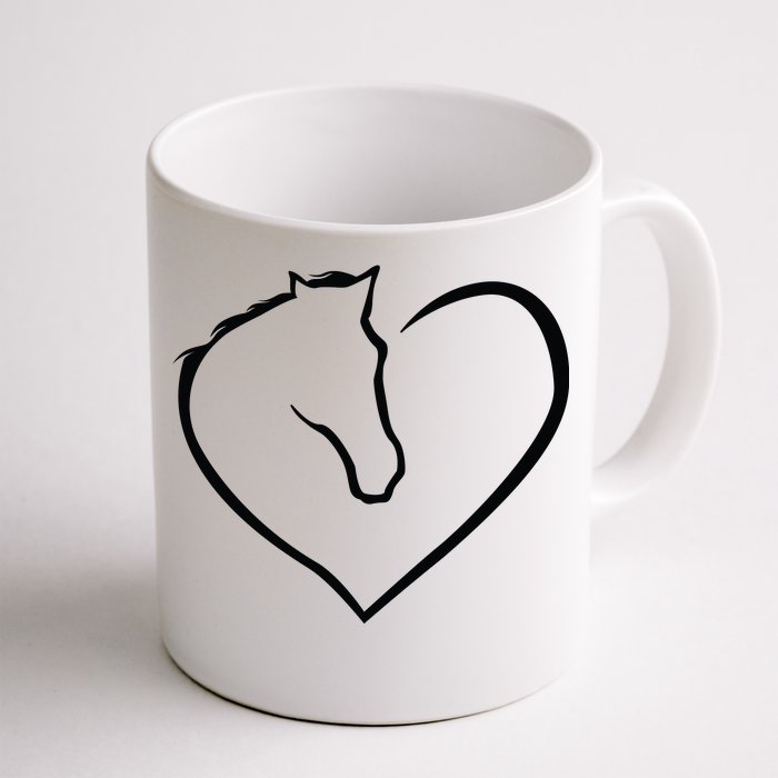 Horse Heart Logo Front & Back Coffee Mug