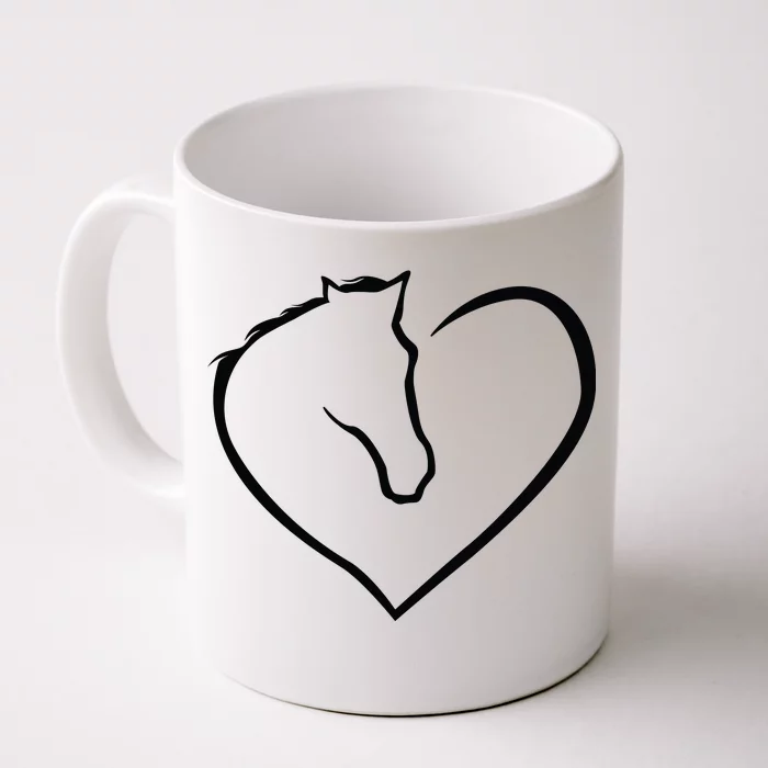 Horse Heart Logo Front & Back Coffee Mug