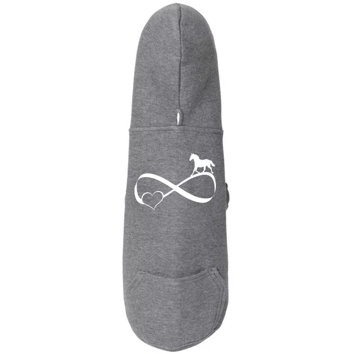 Horse Ribbon Of Love Doggie 3-End Fleece Hoodie