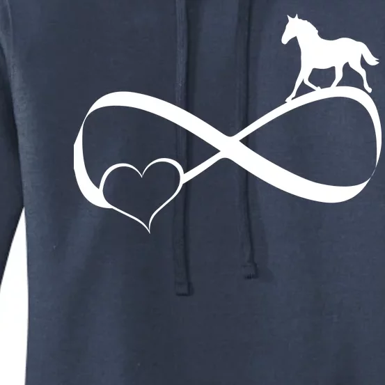 Horse Ribbon Of Love Women's Pullover Hoodie