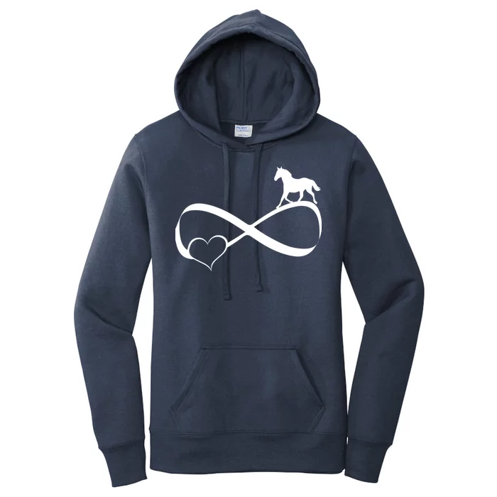 Horse Ribbon Of Love Women's Pullover Hoodie