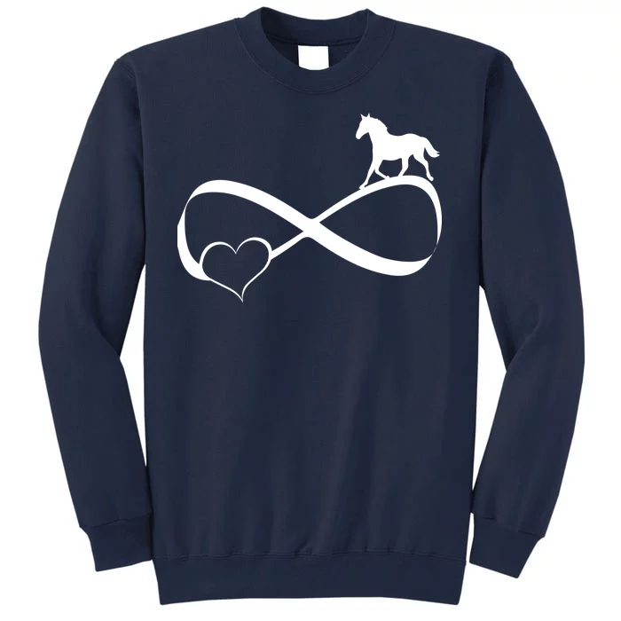 Horse Ribbon Of Love Tall Sweatshirt