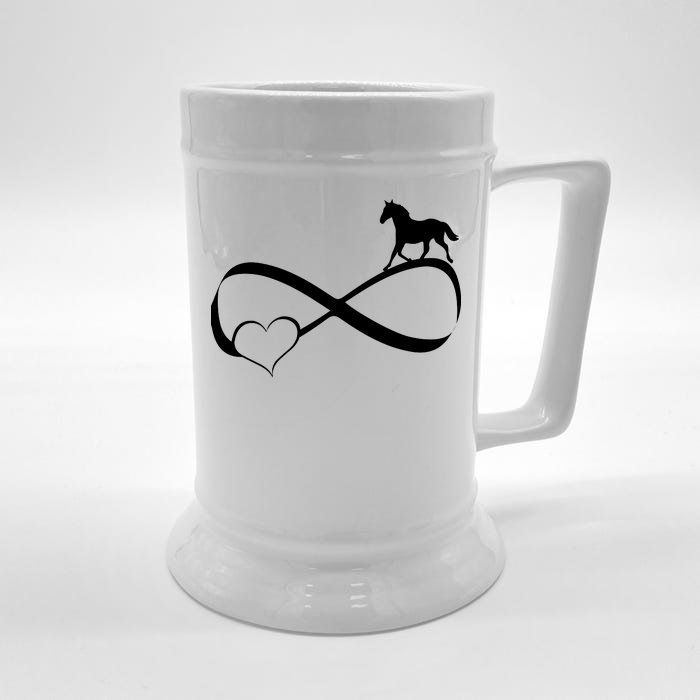 Horse Ribbon Of Love Front & Back Beer Stein