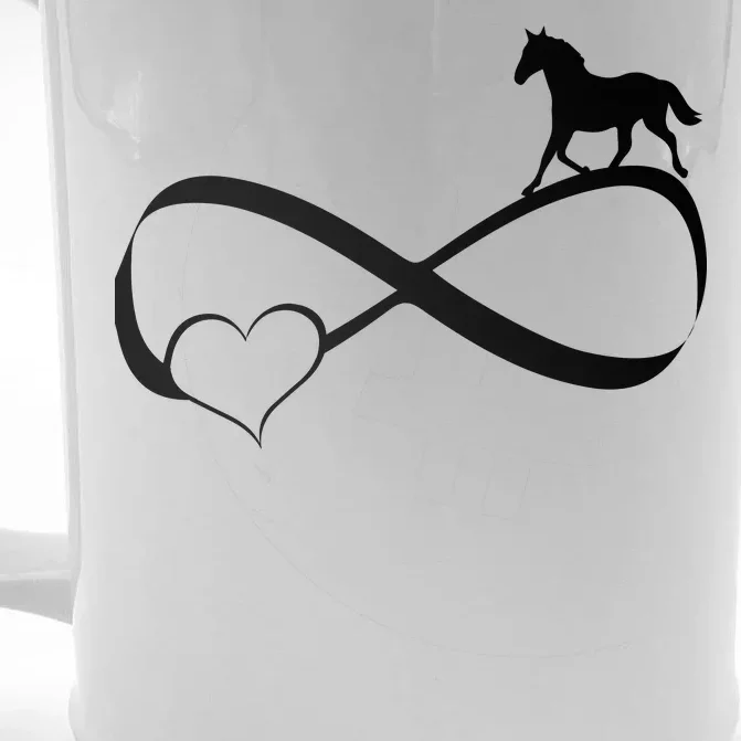 Horse Ribbon Of Love Front & Back Beer Stein