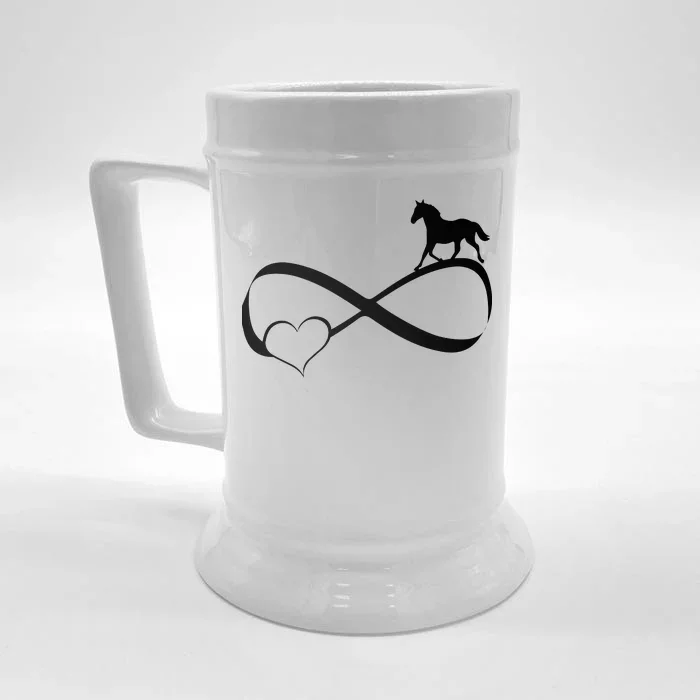 Horse Ribbon Of Love Front & Back Beer Stein