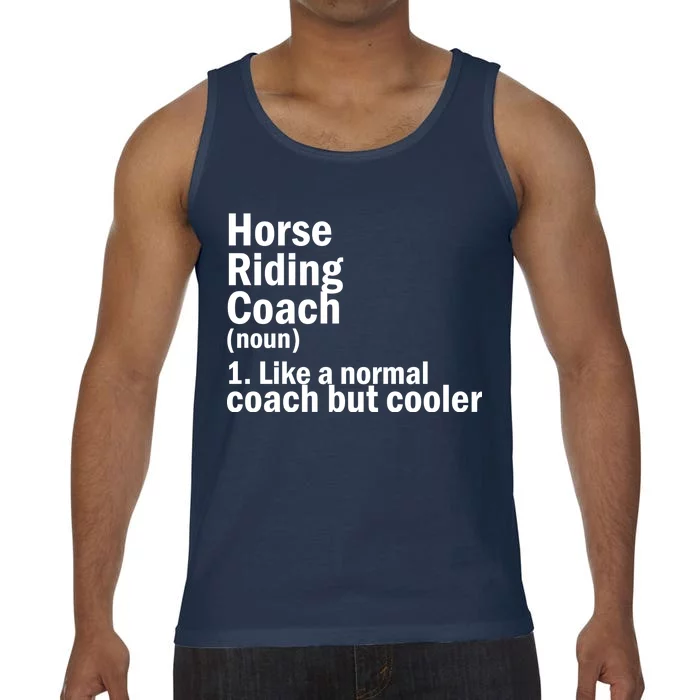 Horse Riding Coach Comfort Colors® Tank Top