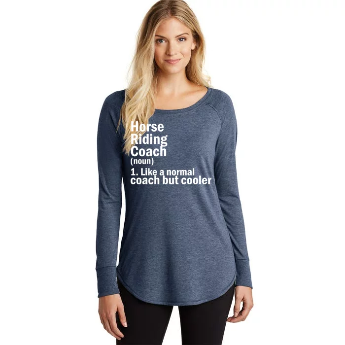 Horse Riding Coach Women's Perfect Tri Tunic Long Sleeve Shirt