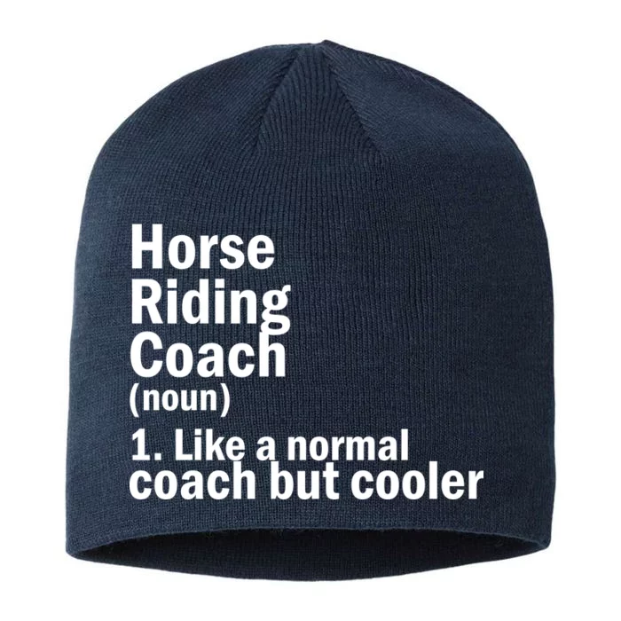 Horse Riding Coach 8 1/2in Sustainable Knit Beanie