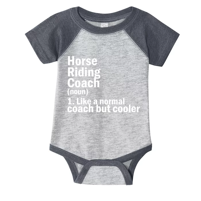 Horse Riding Coach Infant Baby Jersey Bodysuit