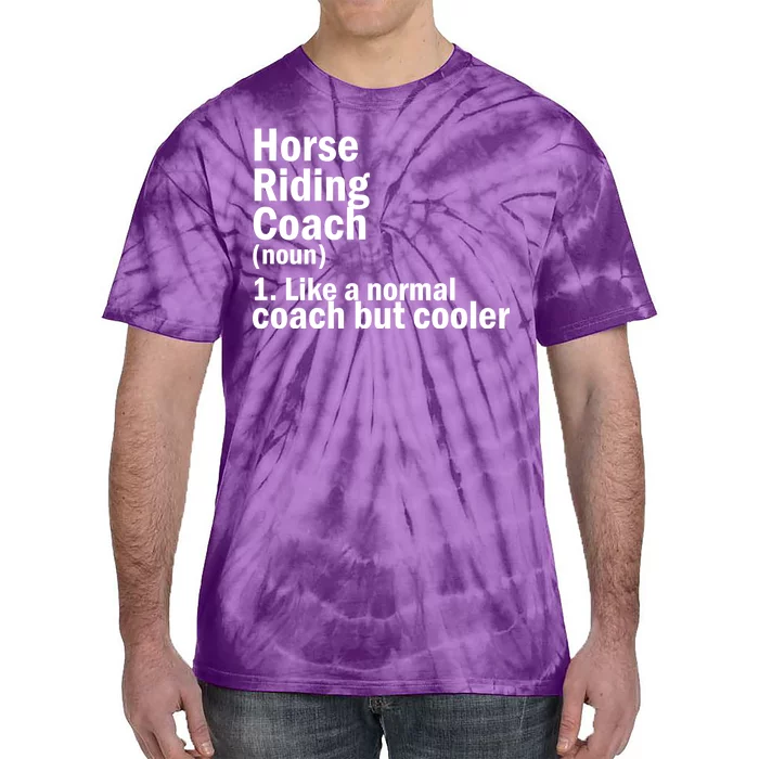 Horse Riding Coach Tie-Dye T-Shirt