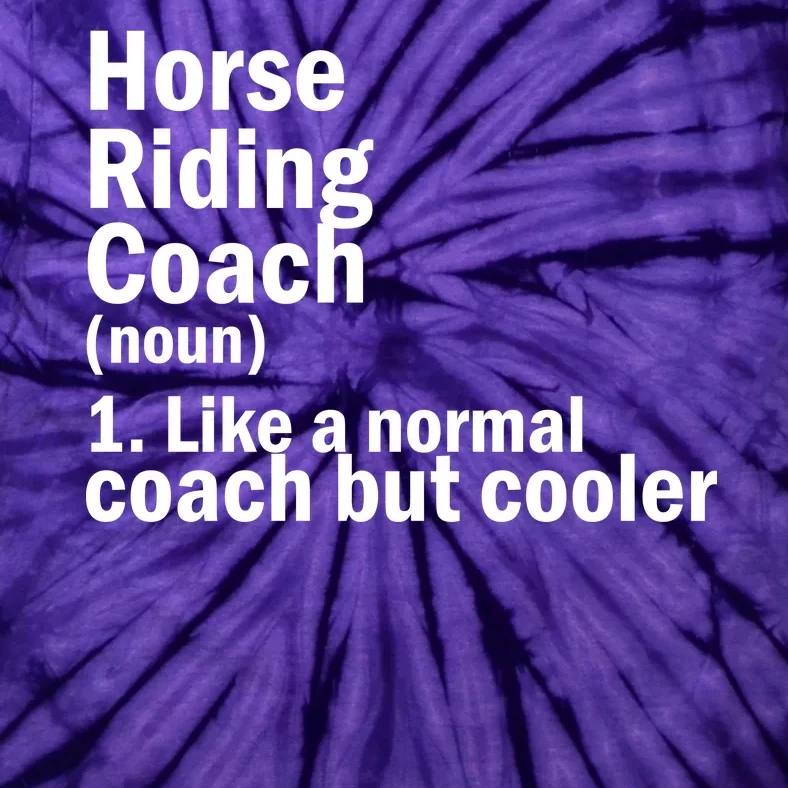 Horse Riding Coach Tie-Dye T-Shirt