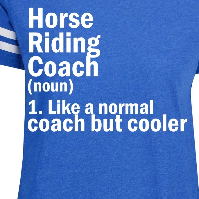 Horse Riding Coach Enza Ladies Jersey Football T-Shirt