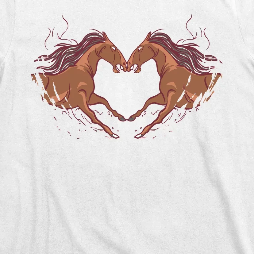 Horse Shaped Heart T-Shirt