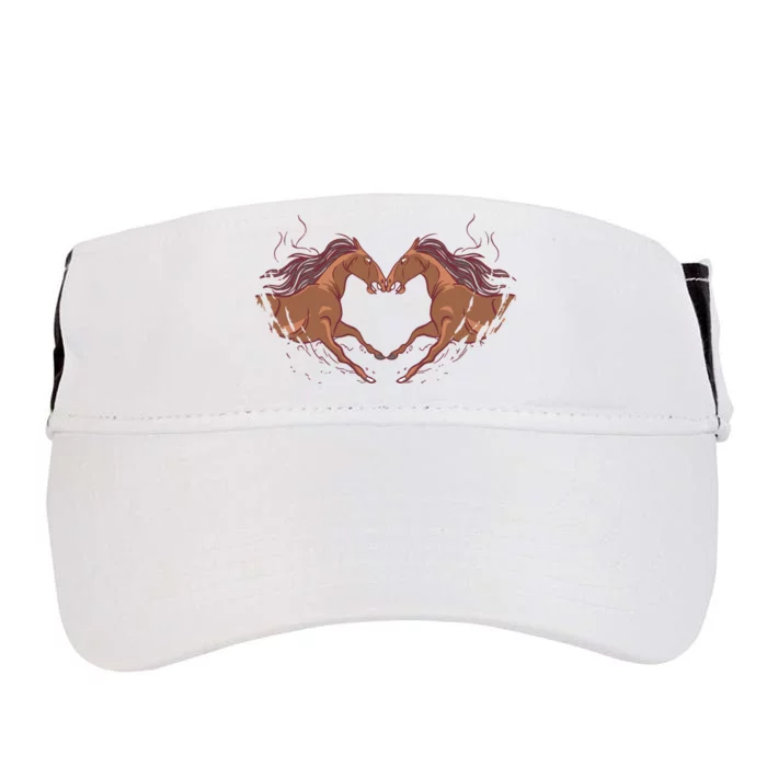 Horse Shaped Heart Adult Drive Performance Visor