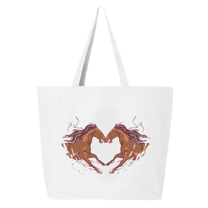 Horse Shaped Heart 25L Jumbo Tote