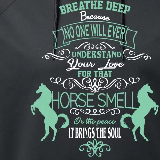 Horse Smell Performance Fleece Hoodie