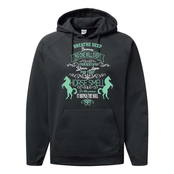 Horse Smell Performance Fleece Hoodie