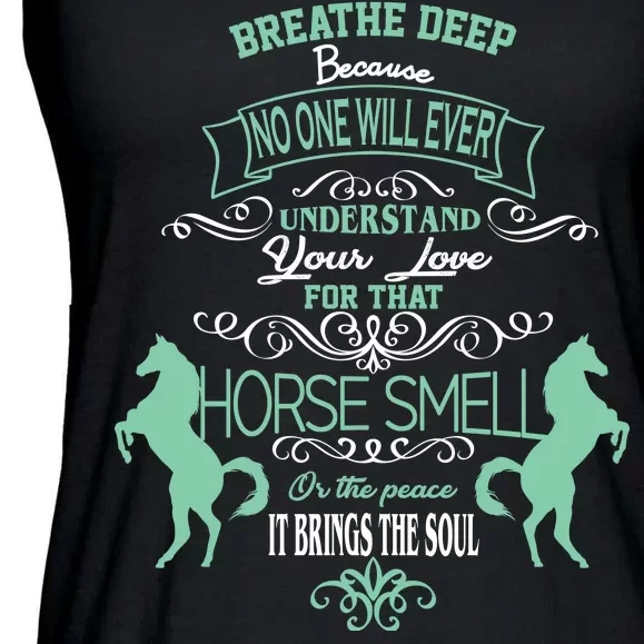 Horse Smell Ladies Essential Flowy Tank