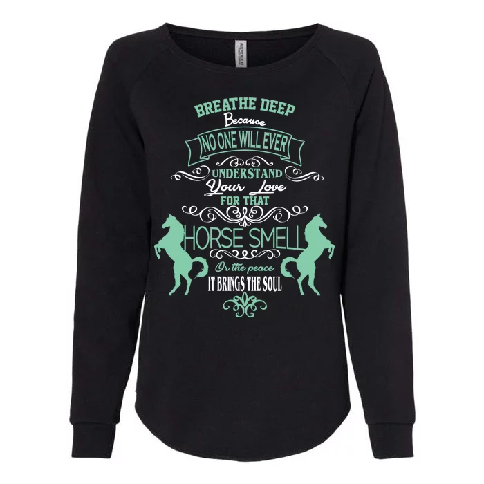 Horse Smell Womens California Wash Sweatshirt