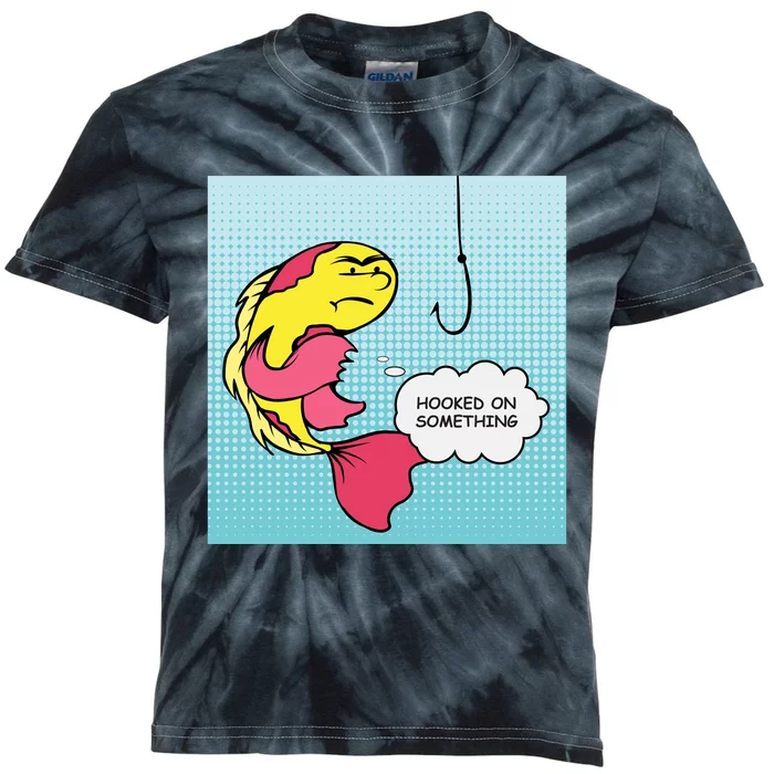 Hooked On Something Kids Tie-Dye T-Shirt