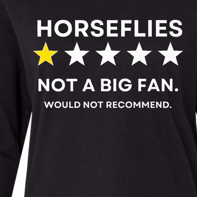 Horseflies One Star Did Not Enjoy WouldnT Recommend Womens Cotton Relaxed Long Sleeve T-Shirt