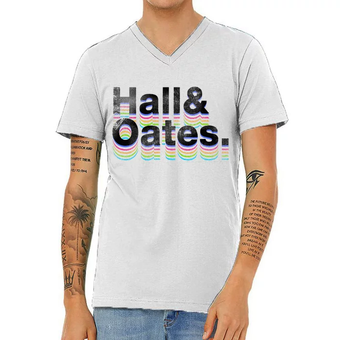 Hall & Oates Simple V-Neck T-Shirt