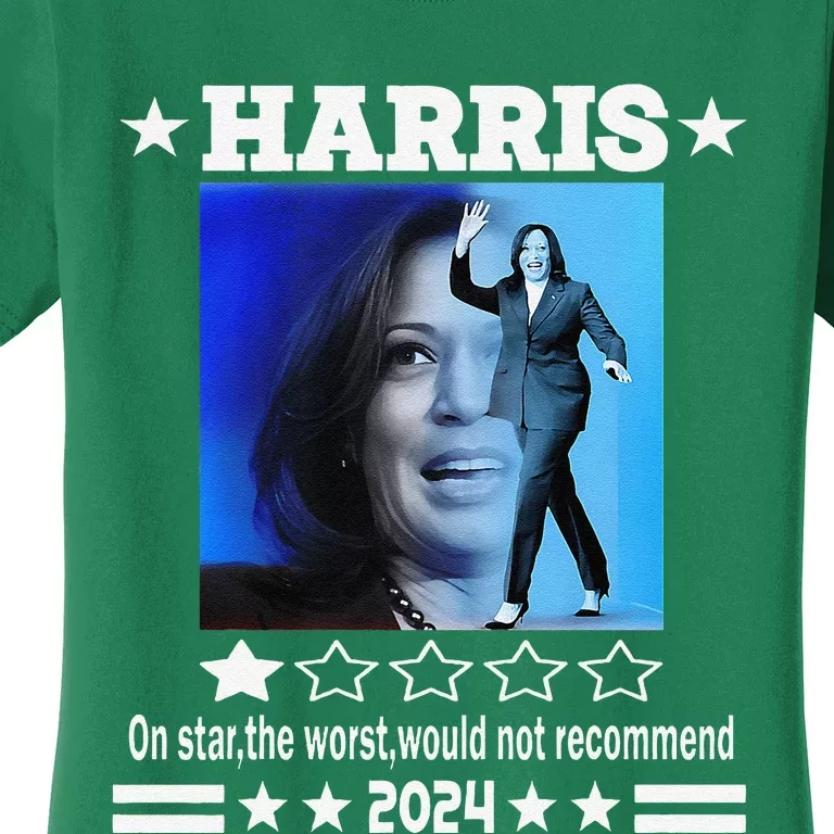 Harris One Star The Worst Would Not Recommend. Humorous Women's T-Shirt