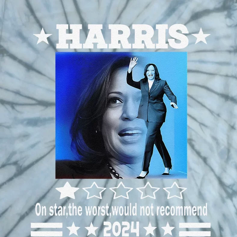 Harris One Star The Worst Would Not Recommend. Humorous Tie-Dye T-Shirt