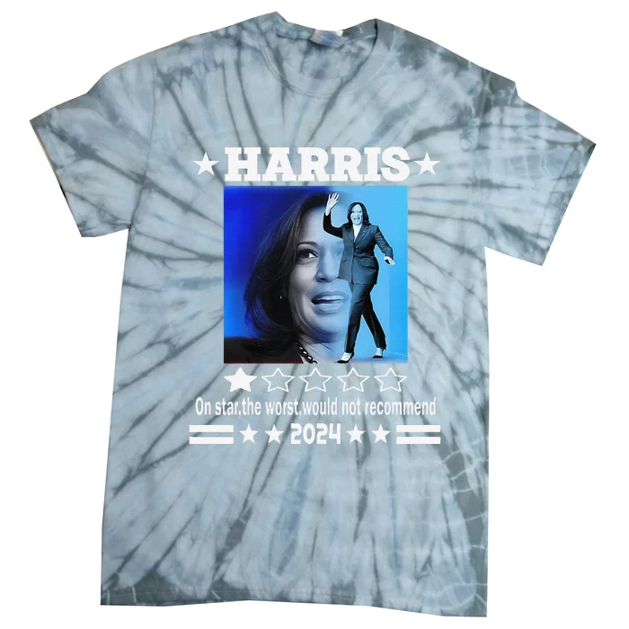 Harris One Star The Worst Would Not Recommend. Humorous Tie-Dye T-Shirt