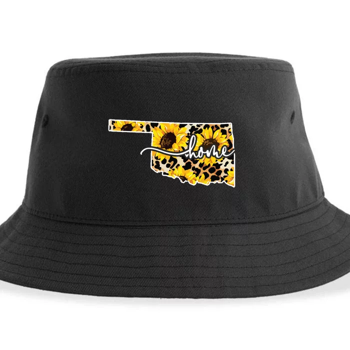 Home Oklahoma Sunflower Gift Sustainable Bucket Hat