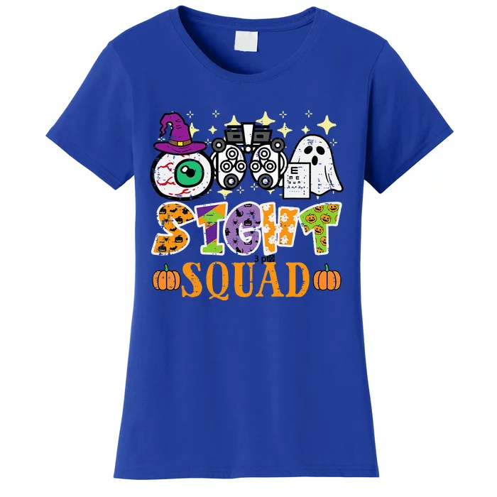 Halloween Optometrist Sight Squad Optometry Costume Women's T-Shirt