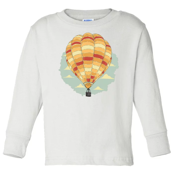 Hot Air Balloon Toddler Long Sleeve Shirt