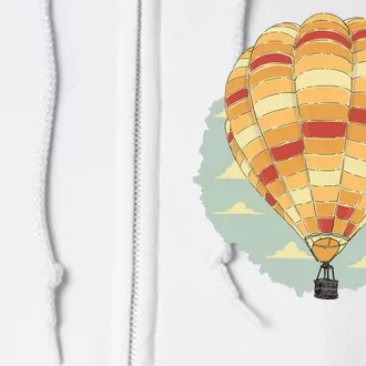 Hot Air Balloon Full Zip Hoodie