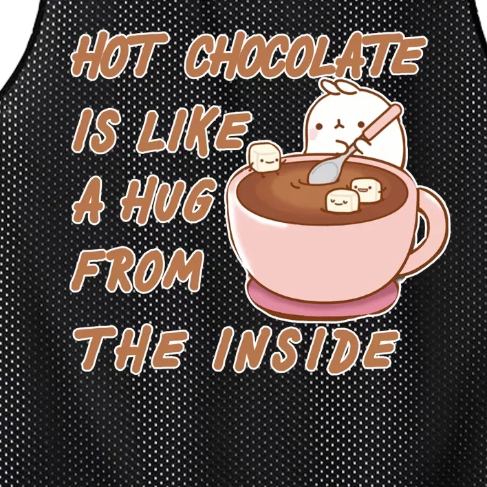 Hot Chocolate Is Like A Mug From The Inside Mesh Reversible Basketball Jersey Tank