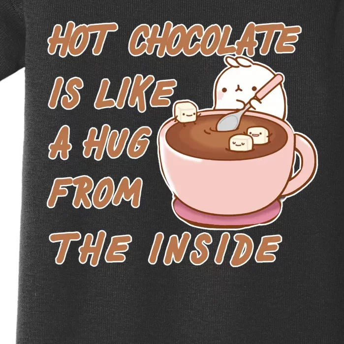 Hot Chocolate Is Like A Mug From The Inside Baby Bodysuit