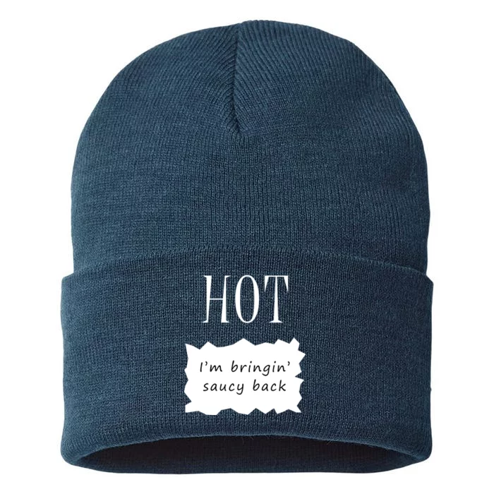 Hot I'm Bringing Saucy Back Sustainable Knit Beanie