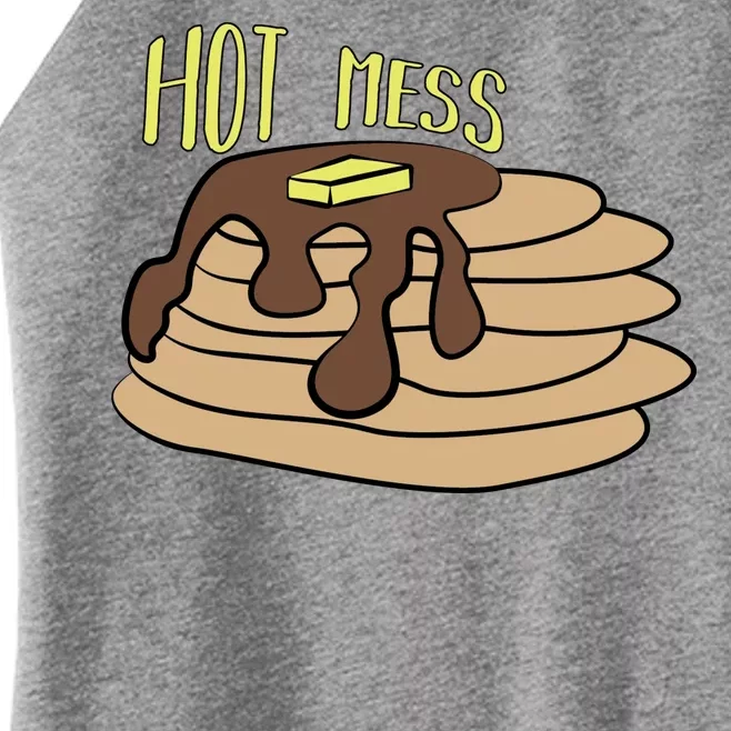 Hot Mess Pancakes Women’s Perfect Tri Rocker Tank