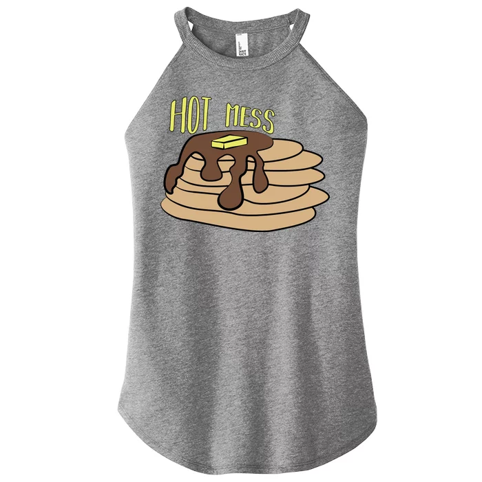 Hot Mess Pancakes Women’s Perfect Tri Rocker Tank