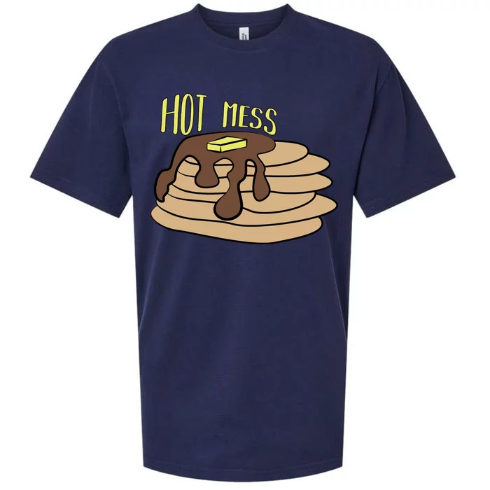 Hot Mess Pancakes Sueded Cloud Jersey T-Shirt