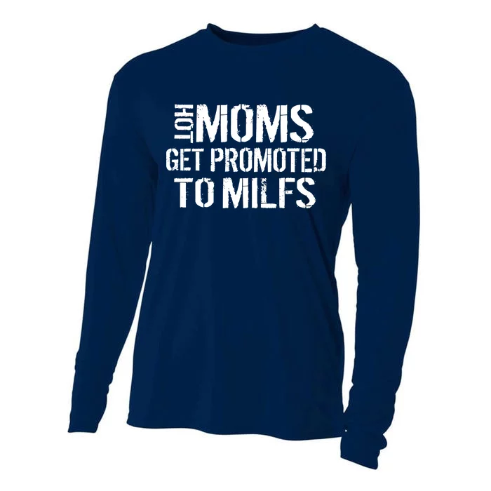 Hot Moms Get Promoted to MILFS Cooling Performance Long Sleeve Crew