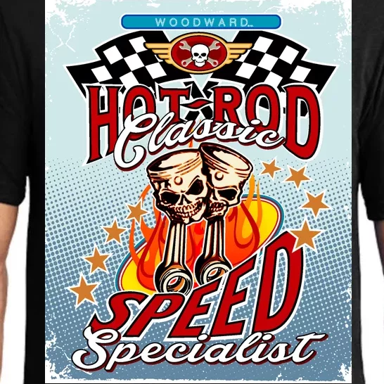 Hot Rod Classic Speed Specialist Woodward Ave Pajama Set