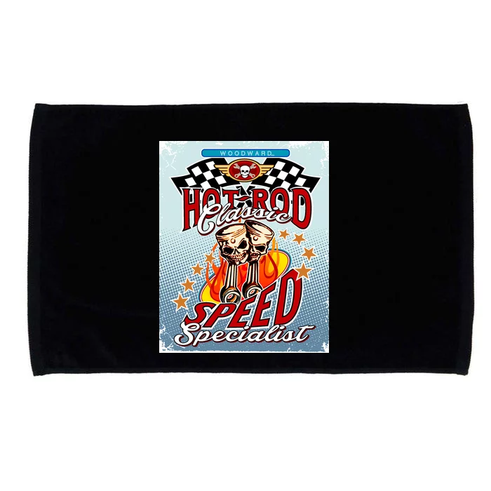 Hot Rod Classic Speed Specialist Woodward Ave Microfiber Hand Towel