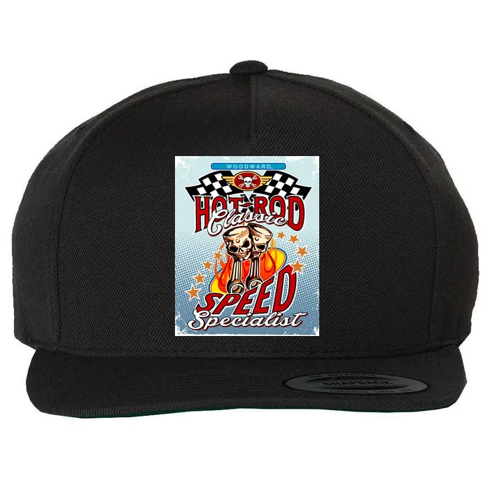 Hot Rod Classic Speed Specialist Woodward Ave Wool Snapback Cap