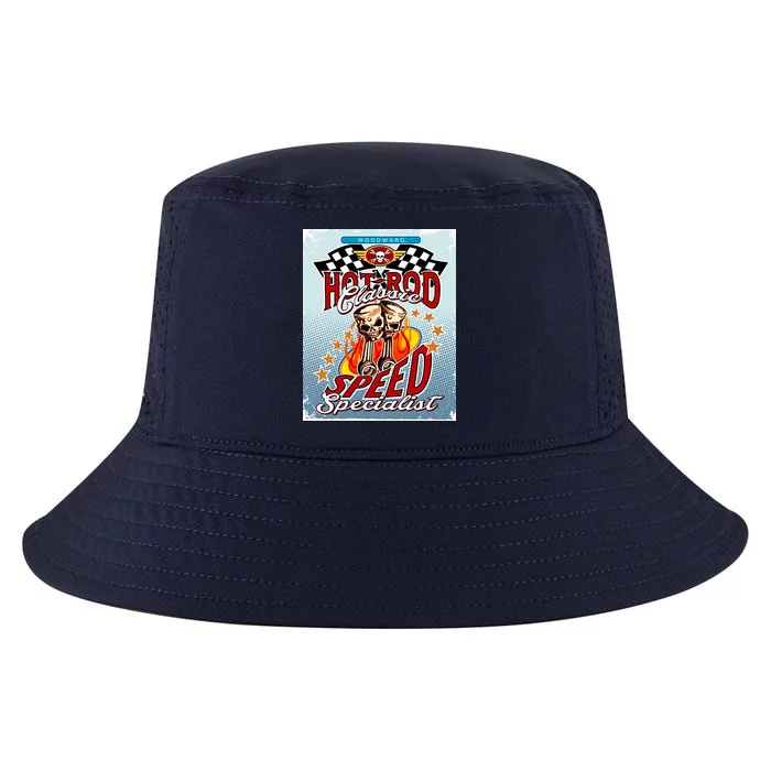 Hot Rod Classic Speed Specialist Woodward Ave Cool Comfort Performance Bucket Hat