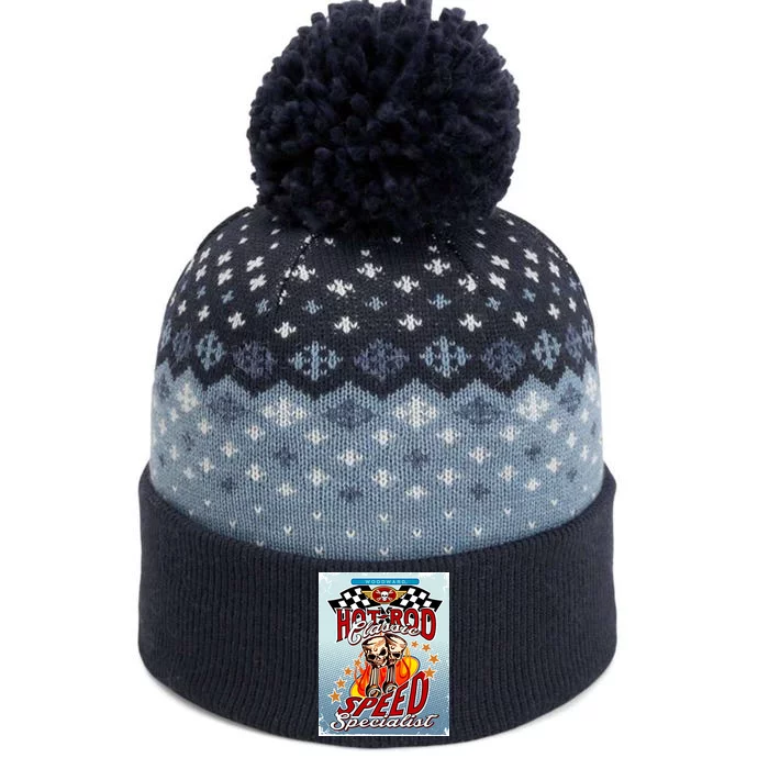 Hot Rod Classic Speed Specialist Woodward Ave The Baniff Cuffed Pom Beanie