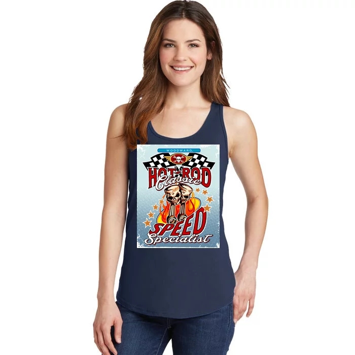 Hot Rod Classic Speed Specialist Woodward Ave Ladies Essential Tank