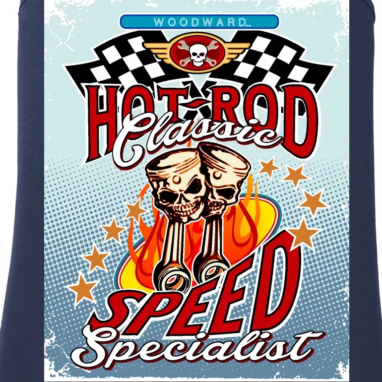 Hot Rod Classic Speed Specialist Woodward Ave Ladies Essential Tank