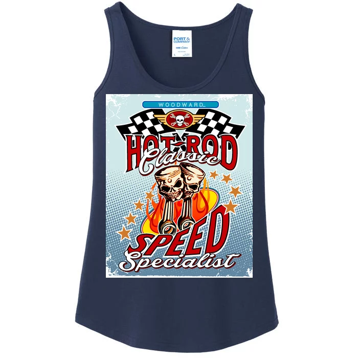 Hot Rod Classic Speed Specialist Woodward Ave Ladies Essential Tank